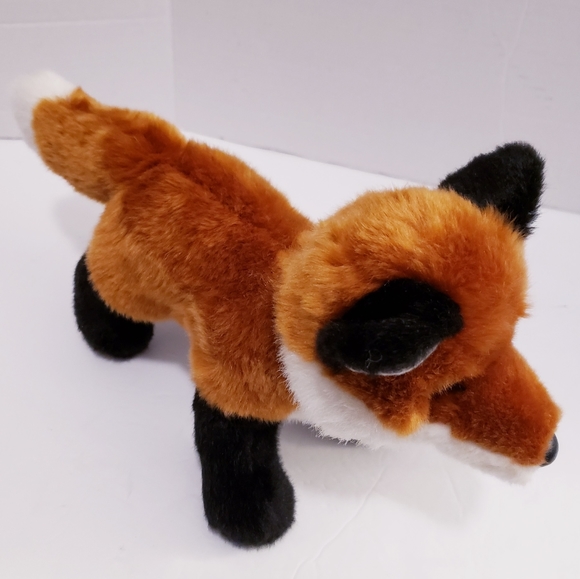 Douglas The Cuddle Toy Fox Plush 13” RED FOX White Fur Stuffed Animal 2018. - Picture 5 of 14